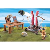 Køb PLAYMOBIL Dragons Gorbert Knaldræb med fåreslynge på Legen.dk!